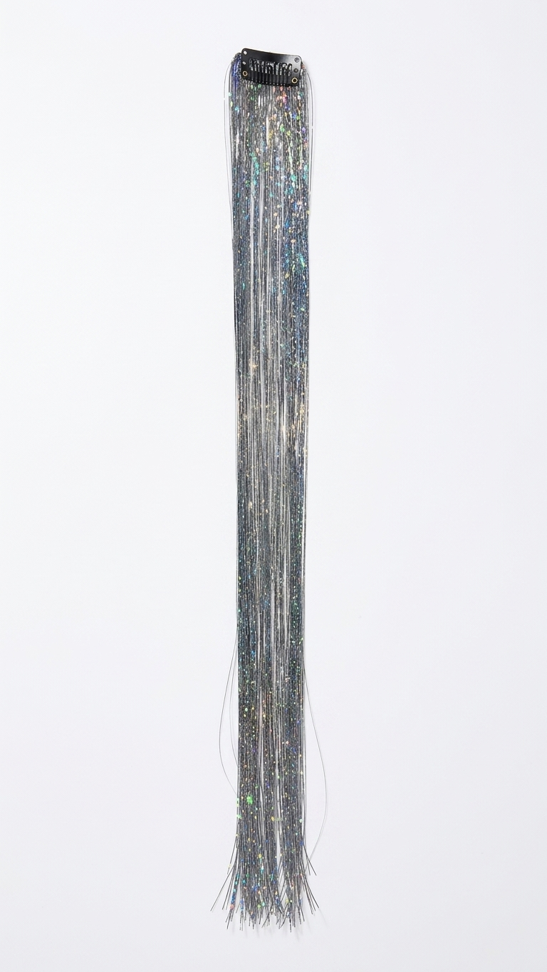 Hair Tinsel Clip 50cm