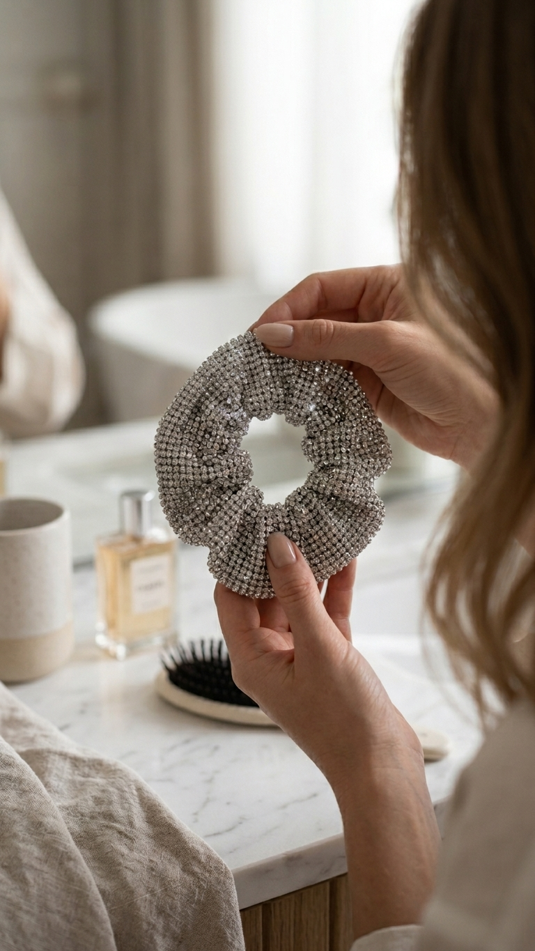 Scrunchie brillante