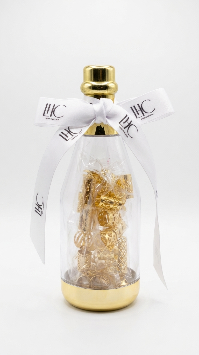 Set Charm e Anelli Oro per Acconciature